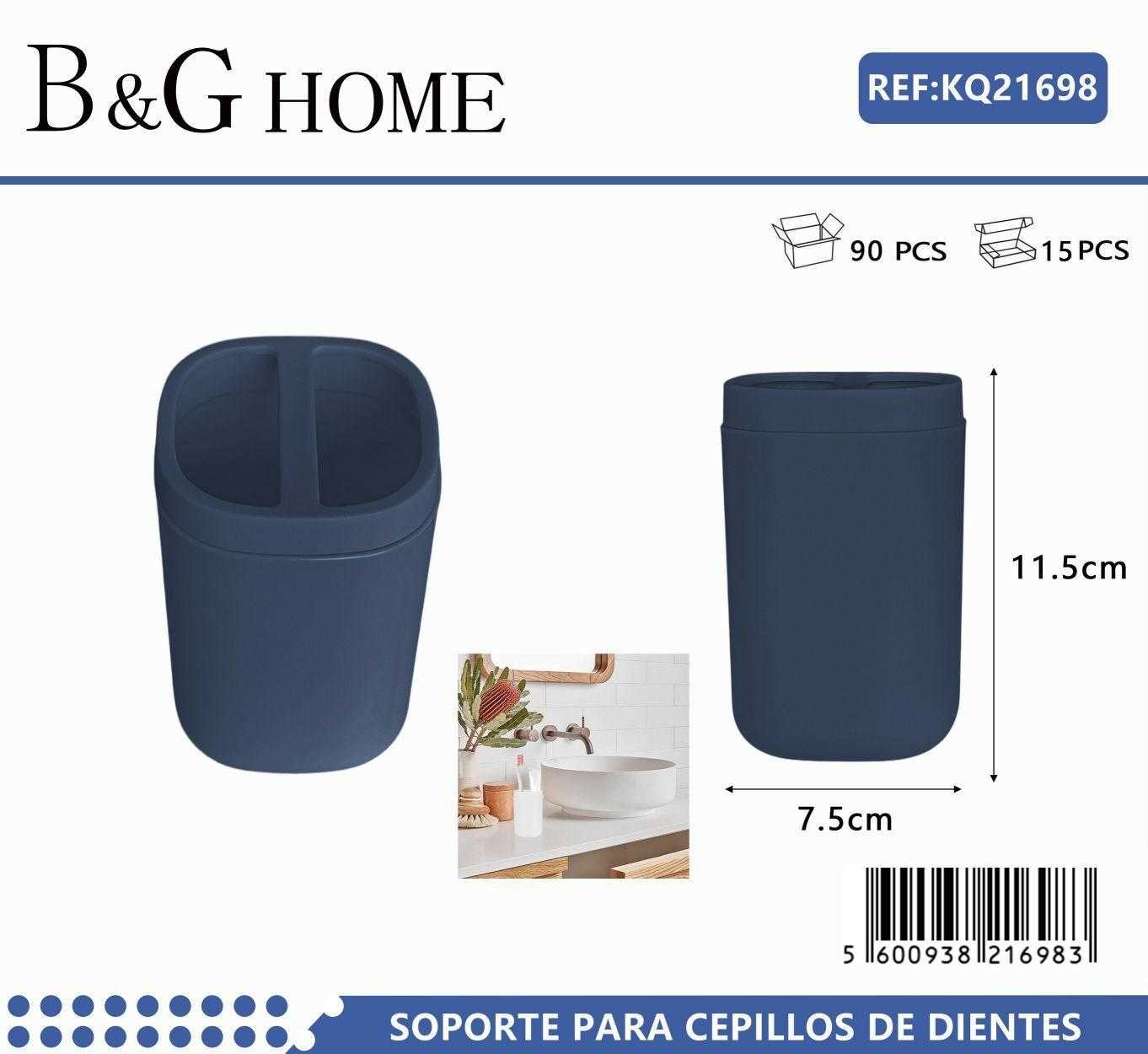Θήκες οδοντόβουρτσας πλαστικές σε σετ 5Χ – Blue – 21698