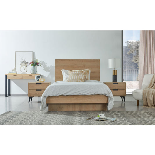 NEON ΚΡΕΒΑΤΙ (ΓΙΑ ΣΤΡΩΜΑ 120x200cm) ΦΥΣΙΚΟ 127x234x121