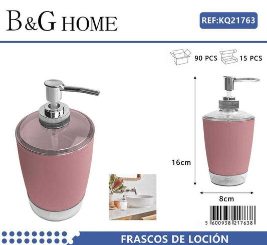 Θήκες κρεμοσάπουνου Dispenser πλαστικές – Σετ 5pcs – Pink – 21763