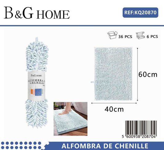 Πατάκι μπάνιου – M0842 – 40x60cm – Light Blue – 20870