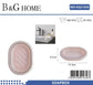 Σαπουνοθήκες μπάνιου πλαστικές – Σετ 9pcs – Light Pink – 21658