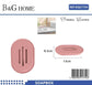 Σαπουνοθήκες μπάνιου πλαστικές – Σετ 5pcs – Pink – 21754