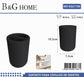 Θήκες οδοντόβουρτσας πλαστικές σε σετ 5Χ – Black – 21788
