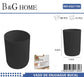 Θήκες οδοντόβουρτσας πλαστικές σε σετ 5Χ – Black – 21789
