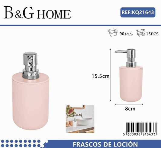 Θήκες κρεμοσάπουνου Dispenser πλαστικές – Σετ 5pcs – Light Pink – 21643
