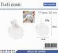 Σφουγγάρια μπάνιου δίχτυ σε σετ 5Χ – White – 24959
