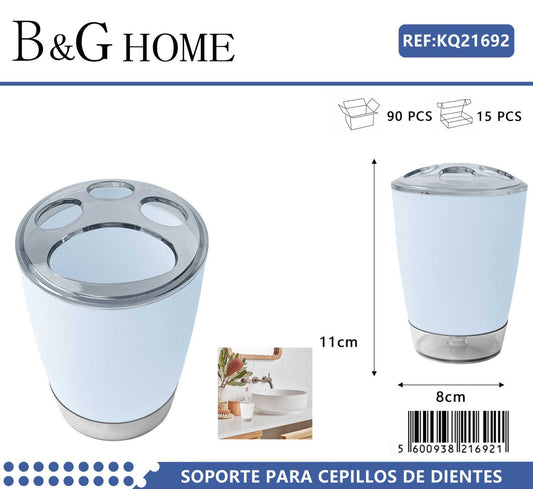 Θήκες οδοντόβουρτσας πλαστικές σε σετ 5Χ – Light Blue – 21692