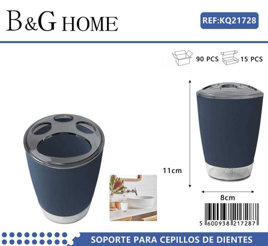 Θήκες οδοντόβουρτσας πλαστικές σε σετ 5Χ – Blue – 21728