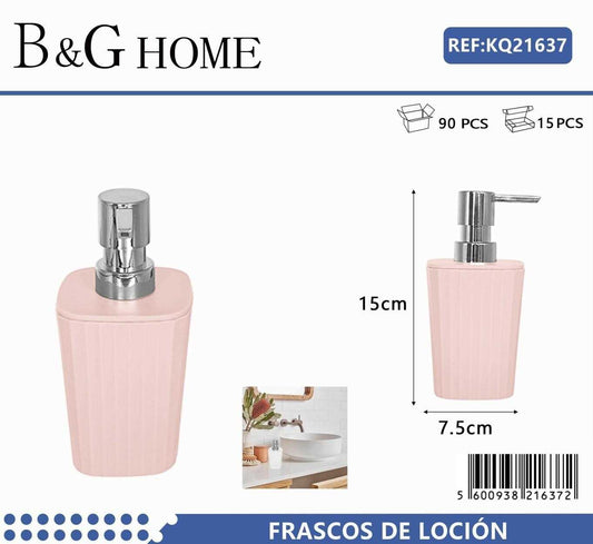 Θήκες κρεμοσάπουνου Dispenser πλαστικές – Σετ 5pcs – Light Pink – 21637