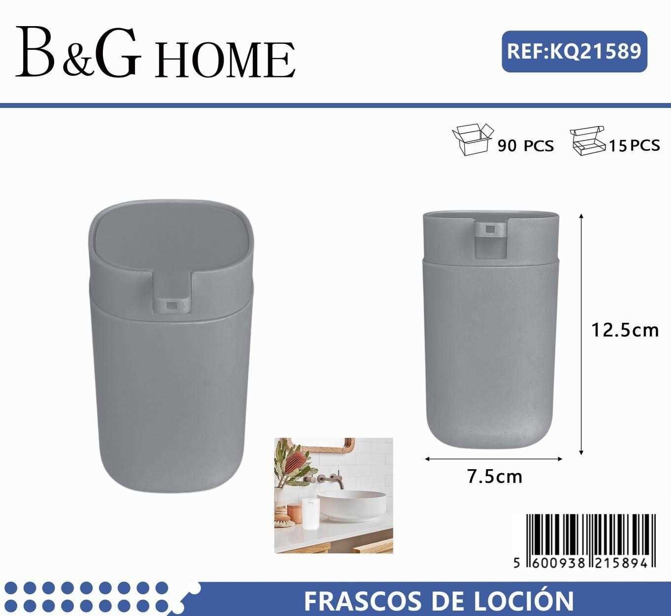 Θήκες κρεμοσάπουνου Dispenser πλαστικές – Σετ 5pcs – Grey – 21589