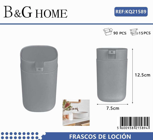 Θήκες κρεμοσάπουνου Dispenser πλαστικές – Σετ 5pcs – Grey – 21589