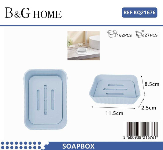 Σαπουνοθήκες μπάνιου πλαστικές – Σετ 5pcs – Light Blue – 21676