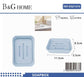 Σαπουνοθήκες μπάνιου πλαστικές – Σετ 5pcs – Light Blue – 21676