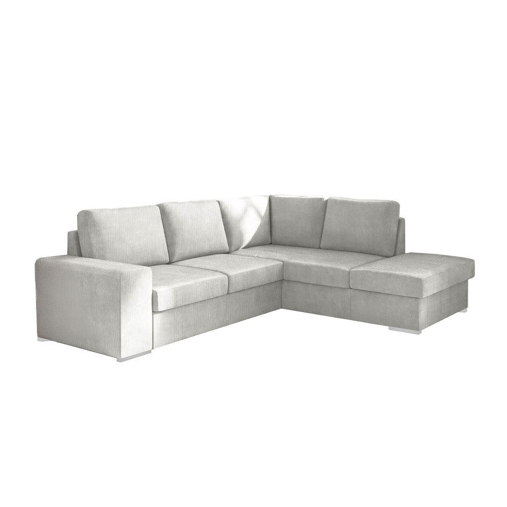 EDDI ΚΑΝΑΠΕΣ ΚΡΕΒΑΤΙ ΓΩΝΙΑ ΔΕΞΙΑ CREAM 248x213x90