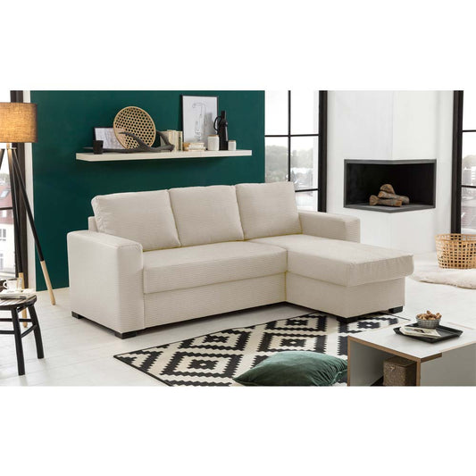 ALDO CRISTIANO ΚΑΝΑΠΕΣ ΚΡΕΒΑΤΙ ΓΩΝΙΑ ΑΝΑΣΤΡΕΨΙΜΗ OFF WHITE 220x150x88