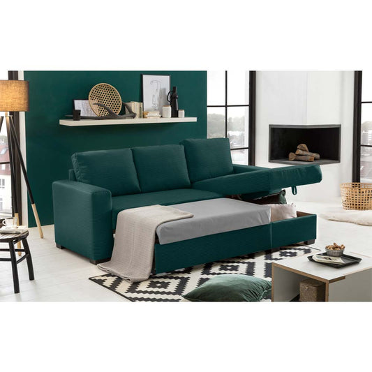 ALDO CRISTIANO ΚΑΝΑΠΕΣ ΚΡΕΒΑΤΙ ΓΩΝΙΑ ΑΝΑΣΤΡΕΨΙΜΗ ΠΡΑΣΙΝΟ 220x150x88