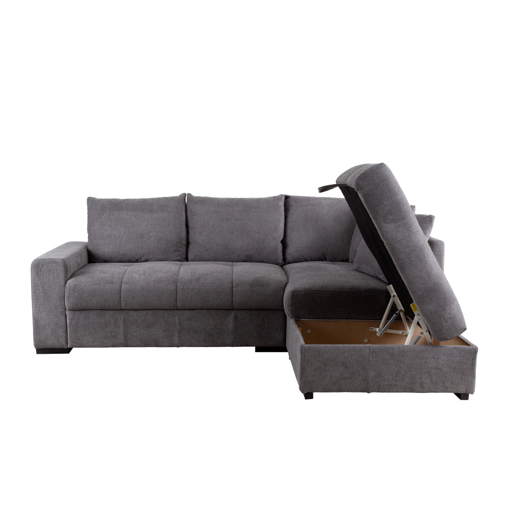 BILL ΚΑΝΑΠΕΣ ΚΡΕΒΑΤΙ ΓΩΝΙΑ ΔΕΞΙΑ STONE 241x173x94