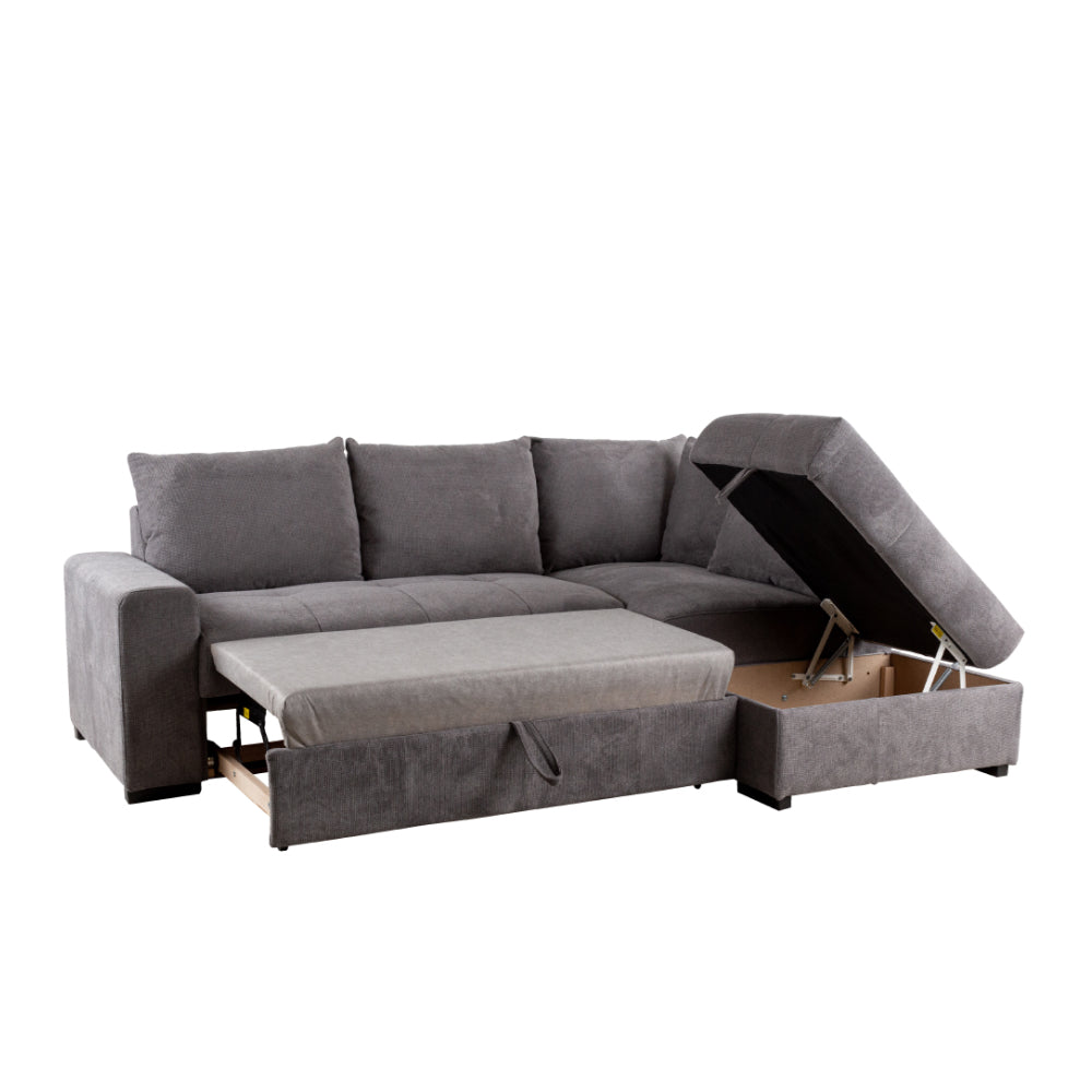 BILL ΚΑΝΑΠΕΣ ΚΡΕΒΑΤΙ ΓΩΝΙΑ ΔΕΞΙΑ STONE 241x173x94