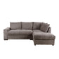 BILL ΚΑΝΑΠΕΣ ΚΡΕΒΑΤΙ ΓΩΝΙΑ ΔΕΞΙΑ TAUPE 241x173x94