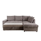 BILL ΚΑΝΑΠΕΣ ΚΡΕΒΑΤΙ ΓΩΝΙΑ ΔΕΞΙΑ TAUPE 241x173x94