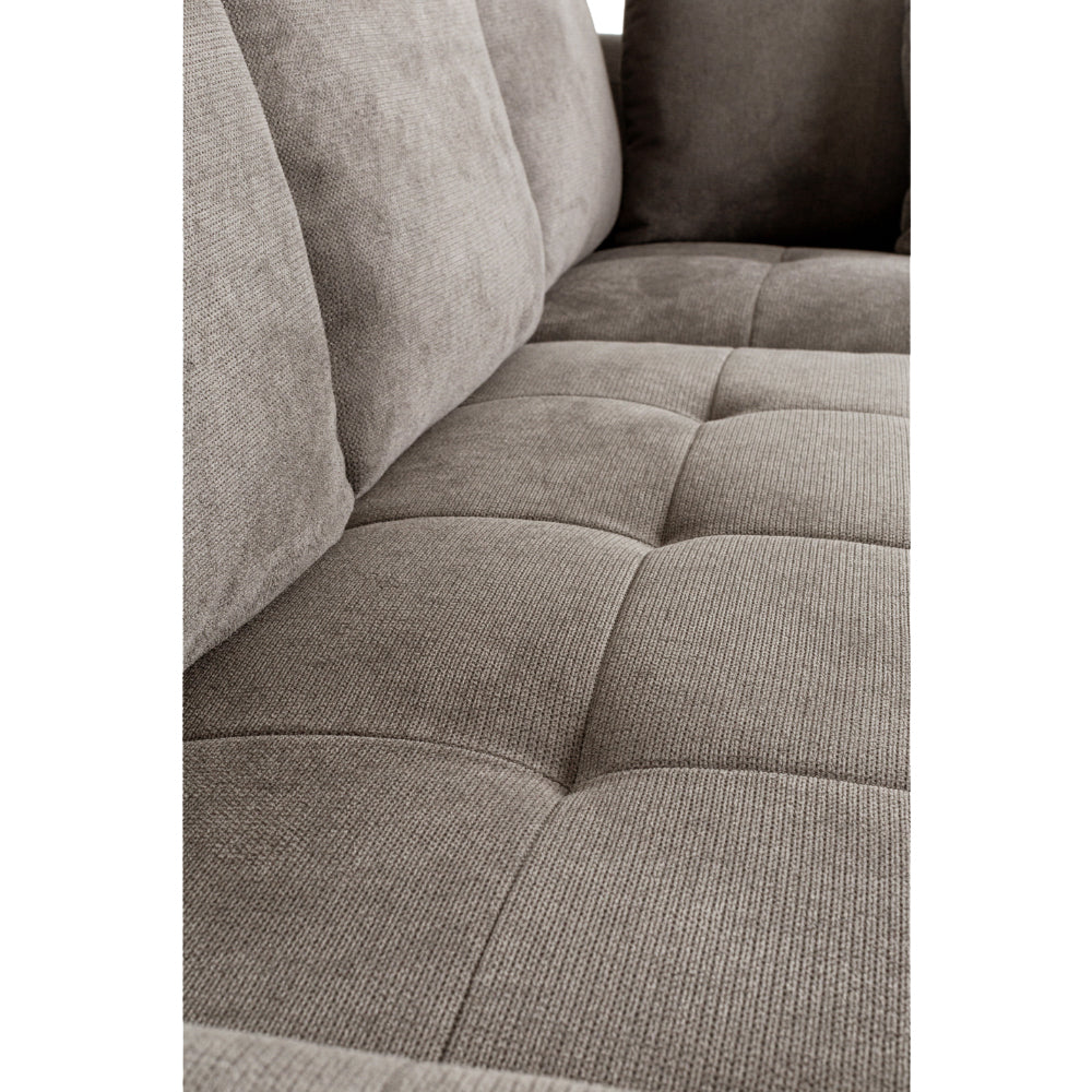 BILL ΚΑΝΑΠΕΣ ΚΡΕΒΑΤΙ ΓΩΝΙΑ ΔΕΞΙΑ TAUPE 241x173x94