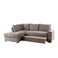 BILL ΚΑΝΑΠΕΣ ΚΡΕΒΑΤΙ ΓΩΝΙΑ ΑΡΙΣΤΕΡΗ TAUPE 241x173x94