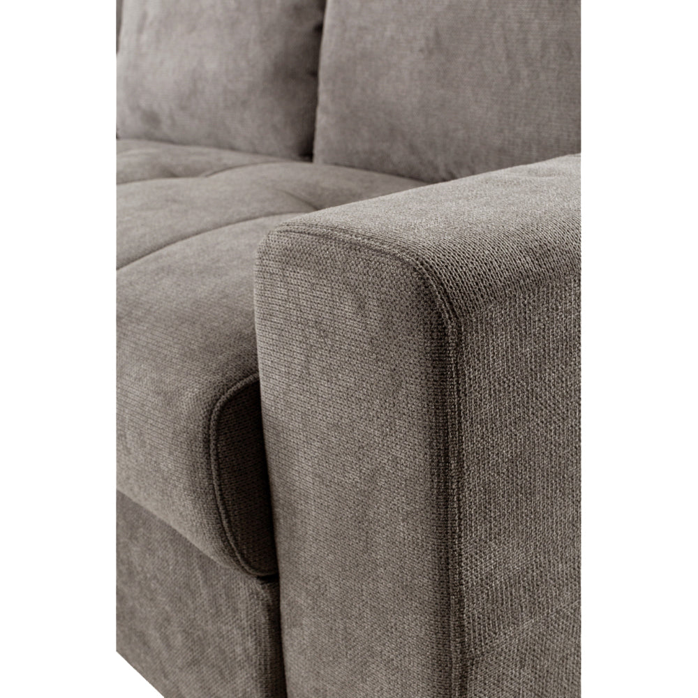 BILL ΚΑΝΑΠΕΣ ΚΡΕΒΑΤΙ ΓΩΝΙΑ ΑΡΙΣΤΕΡΗ TAUPE 241x173x94