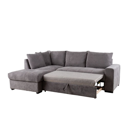 BILL ΚΑΝΑΠΕΣ ΚΡΕΒΑΤΙ ΓΩΝΙΑ ΑΡΙΣΤΕΡΗ STONE 241x173x94