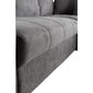 BILL ΚΑΝΑΠΕΣ ΚΡΕΒΑΤΙ ΓΩΝΙΑ ΑΡΙΣΤΕΡΗ STONE 241x173x94