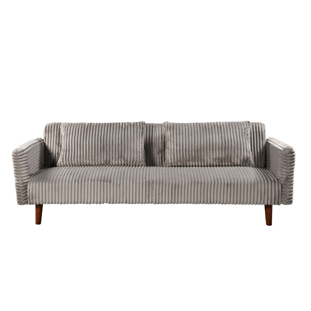 COTTLE ΚΑΝΑΠΕΣ ΚΡΕΒΑΤΙ 3ΘΕΣΙΟΣ ΓΚΡΙ ΑΝΟΙΧΤΟ 213x79x73