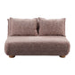 FUTON ΚΑΝΑΠΕΣ ΚΡΕΒΑΤΙ 2ΘΕΣΙΟΣ ΑΝΑΔΙΠΛΟΥΜΕΝΟΣ TERRACOTTA BEIGE ΜΕ PATTERN 141x87x76cm