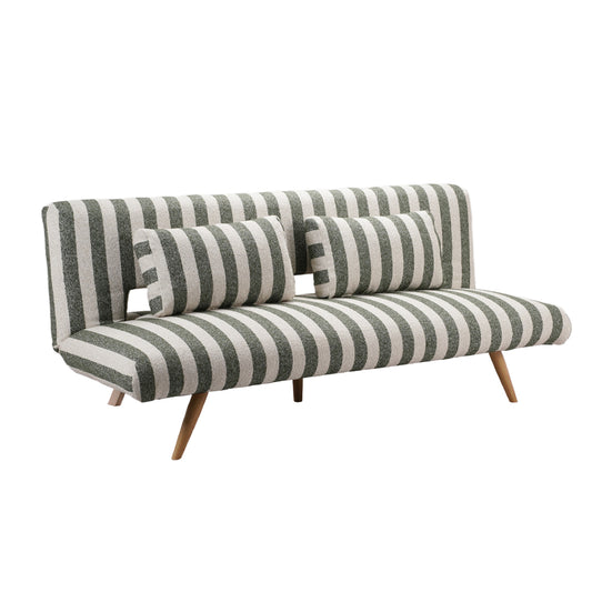 LA SPEZIA ΚΑΝΑΠΕΣ ΚΡΕΒΑΤΙ 3ΘΕΣΙΟΣ OFF WHITE ΛΑΔΙ 188x81x88cm