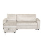 TRESOR ΚΑΝΑΠΕΣ ΚΡΕΒΑΤΙ ΓΩΝΙΑ ΑΝΑΣΤΡΕΨΙΜΗ OFF WHITE 223x145x91cm