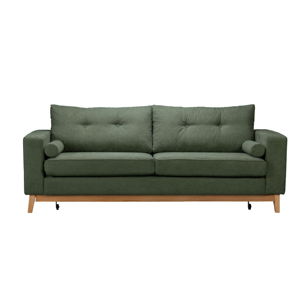 LUSSO ΚΑΝΑΠΕΣ ΚΡΕΒΑΤΙ 3ΘΕΣΙΟΣ ΛΑΔΙ LINO 77 218x85x87