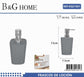 Θήκες κρεμοσάπουνου Dispenser πλαστικές – Σετ 5pcs – Grey – 21601