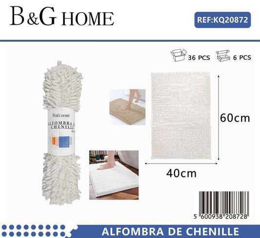 Πατάκι μπάνιου – M0829 – 40x60cm – White – 20872