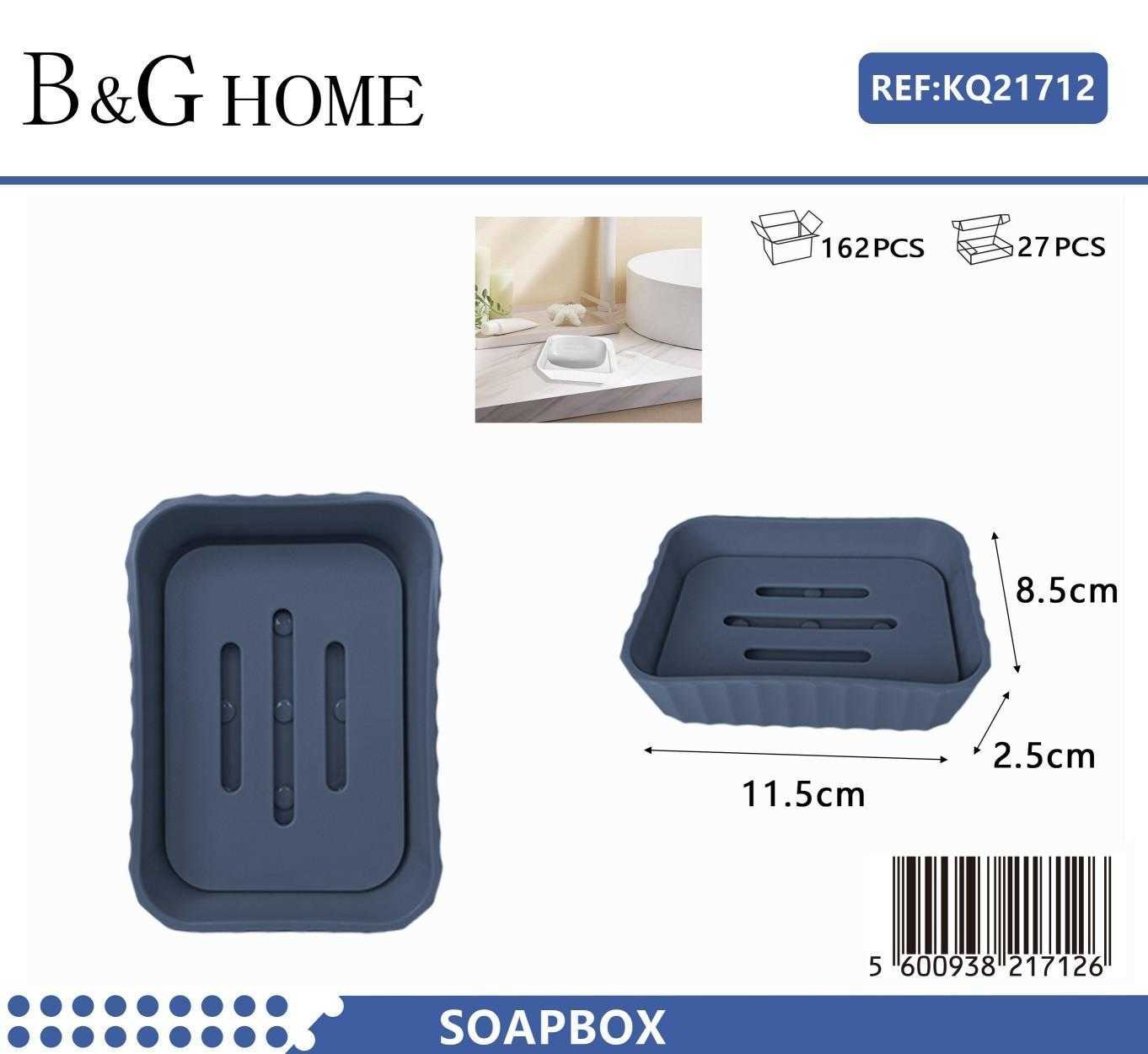 Σαπουνοθήκες μπάνιου πλαστικές – Σετ 9pcs – Blue – 21712