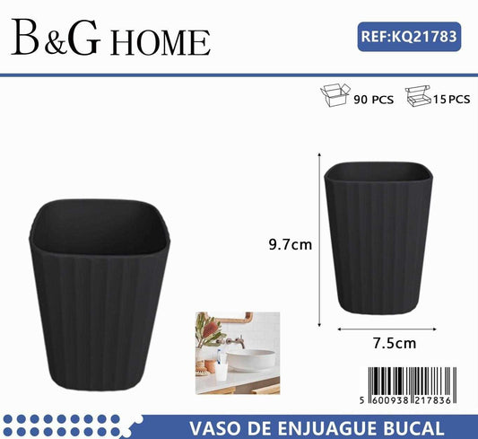 Θήκες οδοντόβουρτσας πλαστικές σε σετ 5Χ – Black – 21783