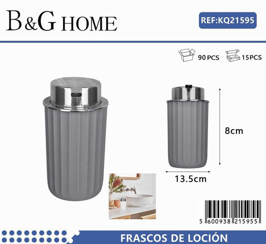 Θήκες κρεμοσάπουνου Dispenser πλαστικές – Σετ 5pcs – Grey – 21595