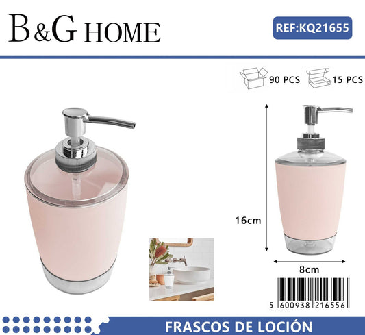 Θήκες κρεμοσάπουνου Dispenser πλαστικές – Σετ 5pcs – Light Pink – 21655