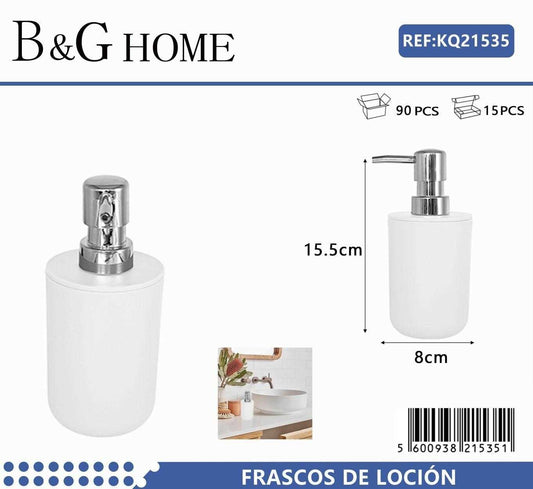 Θήκες κρεμοσάπουνου Dispenser πλαστικές – Σετ 5pcs – White – 21535