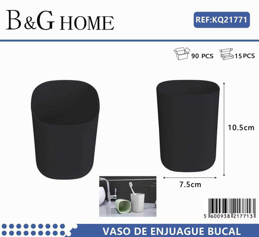Θήκες οδοντόβουρτσας πλαστικές σε σετ 5Χ – Black – 21771