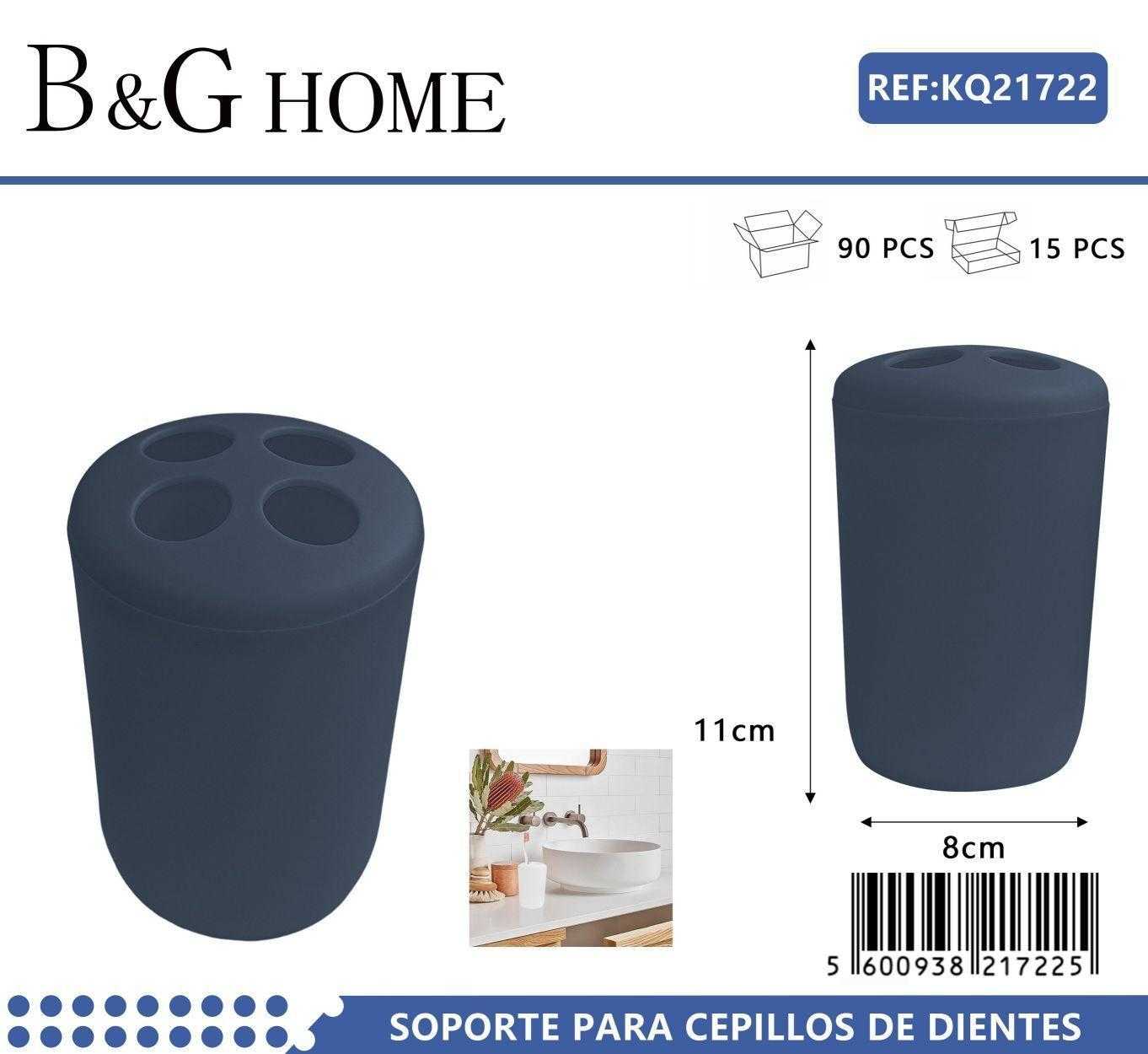 Θήκες οδοντόβουρτσας πλαστικές σε σετ 5Χ – Blue – 21722