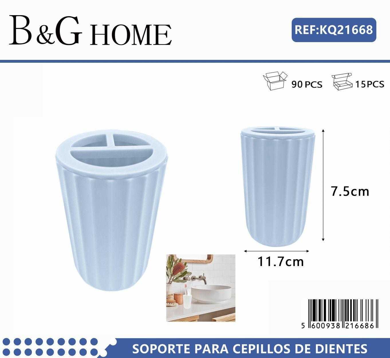 Θήκες οδοντόβουρτσας πλαστικές σε σετ 5Χ – Light Blue – 21668