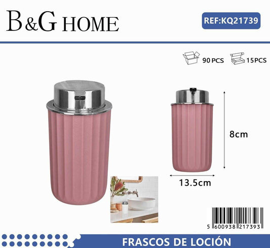 Θήκες κρεμοσάπουνου Dispenser πλαστικές – Σετ 5pcs – Pink – 21739