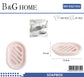 Σαπουνοθήκες μπάνιου πλαστικές – Σετ 9pcs – Light Pink – 21652