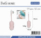 Σφουγγάρια μπάνιου δίχτυ σε σετ 6Χ – Light Pink – 26186