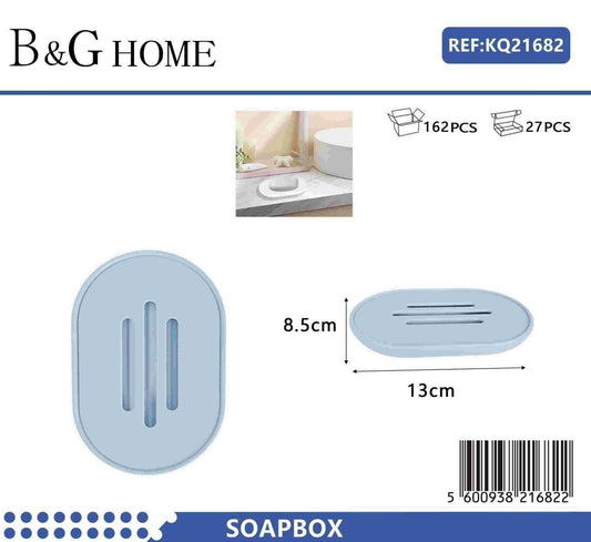 Σαπουνοθήκες μπάνιου πλαστικές – Σετ 5pcs – Light Blue – 21682