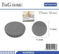 Σαπουνοθήκες μπάνιου πλαστικές – Σετ 9pcs – Grey – 21598