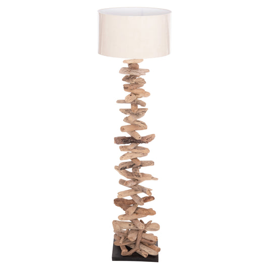 ΔΙΑΚΟΣΜΗΤΙΚΟ ΦΩΤΙΣΤΙΚΟ ΔΑΠΕΔΟΥ ALTAR HM4430 DRIFTWOOD--ΛΕΥΚΟ PVC Φ45x155Υεκ.